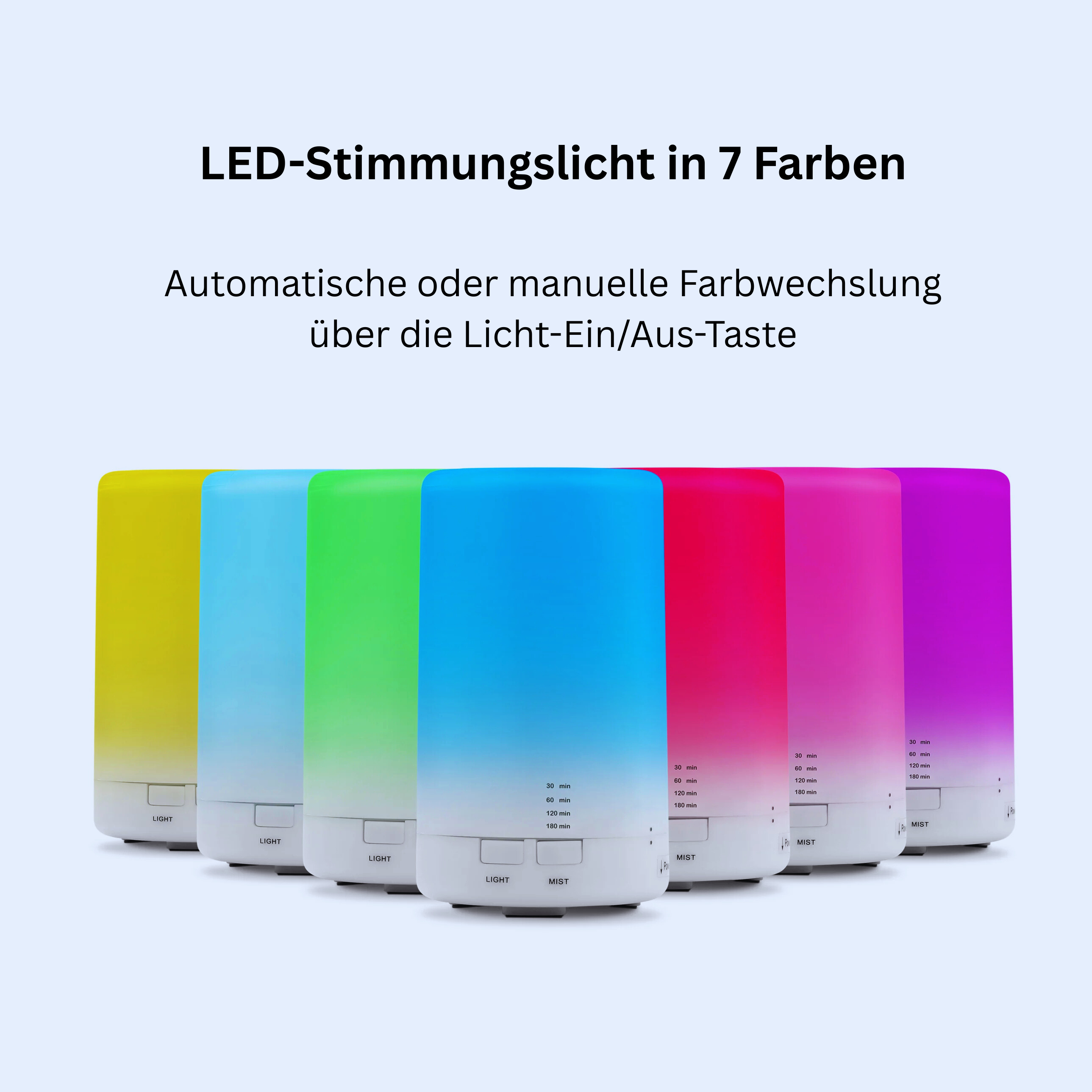 Aroma Diffuser & Luftbefeuchter – klein, leise & wirkungsvoll