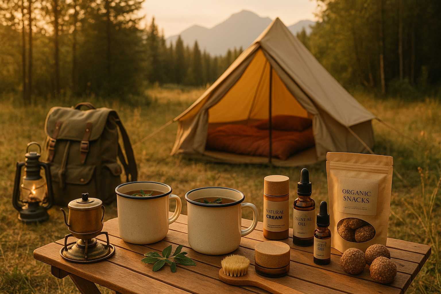 gut, aber es sollte noch was von Campen mit dabei sein