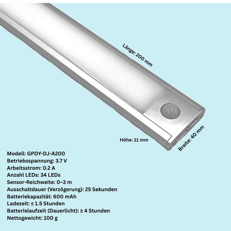 Licht genau dort, wo du es brauchst – ohne Kabel, ohne Bohren