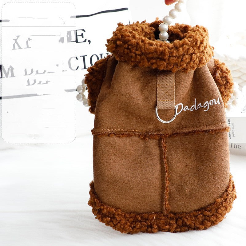 warme Jacke für Hunde